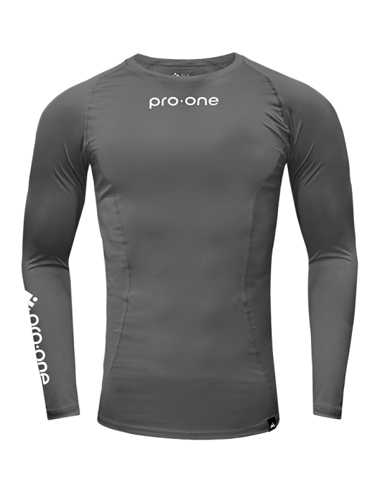 Polo Licra Pro-One Compressor Gris Oscuro