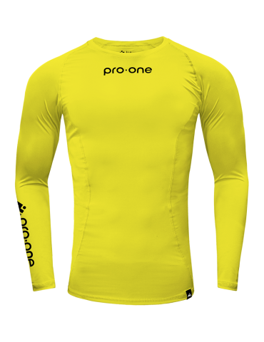 Polo Licra Pro-One Compressor Amarillo