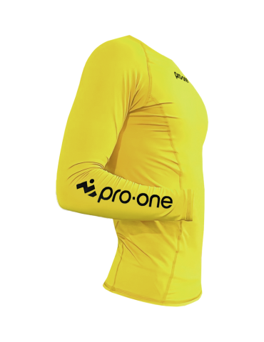 Polo Licra Pro-One Compressor Amarillo 2