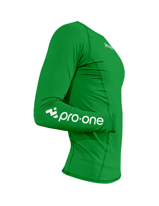 Polo Licra Pro-One Compressor Verde