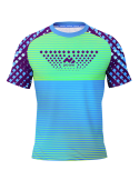 Camiseta de Arquero M/Corta Pro-One Unison Verde Claro/Turquesa/Morado