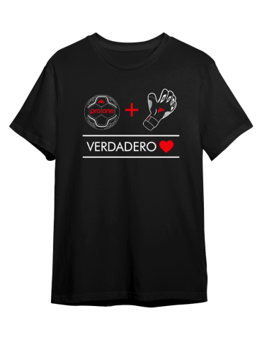 Polo Lifestyle Pro-One Verdadero Amor Negro/Blanco