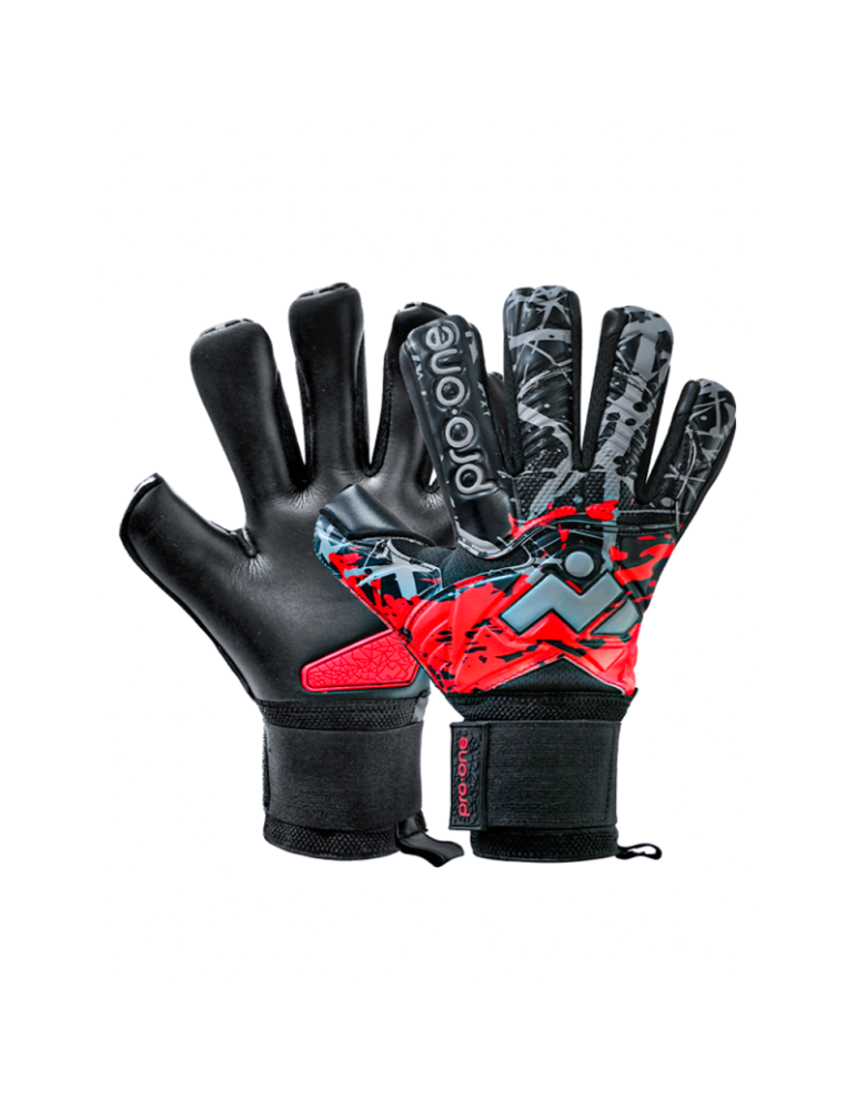 Guantes Pro-One Flextor Black-Red