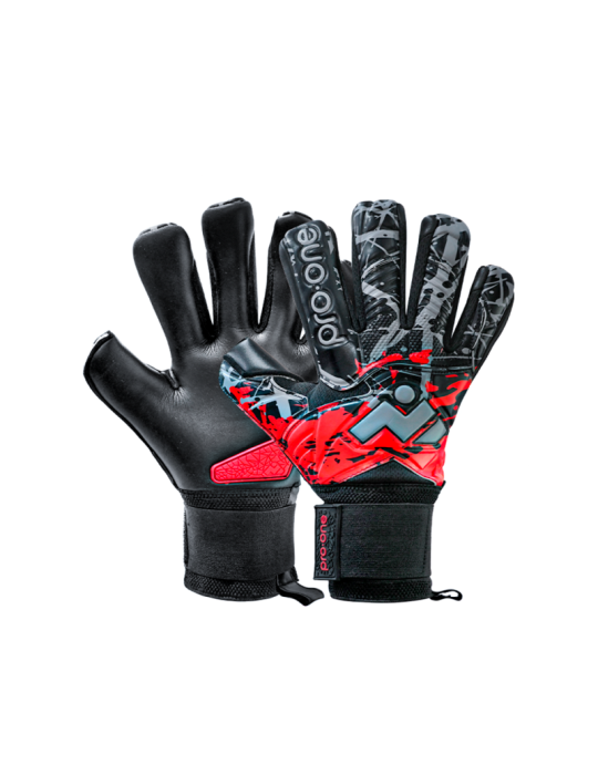 Guantes Pro-One Flextor Black-Red