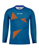 Camiseta Arquero M/Larga Pro-One Energy Azul Acero/Naranja