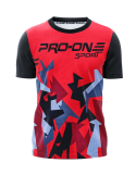 Camiseta Arquero M/Corta Pro-One Pixel Rojo