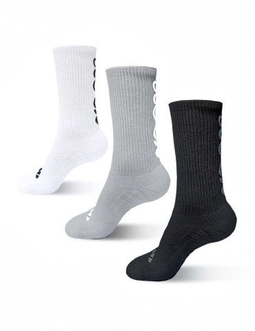 Pack de 3 Pares De Medias Pro-One Radeon Gris/Blanco/Negro