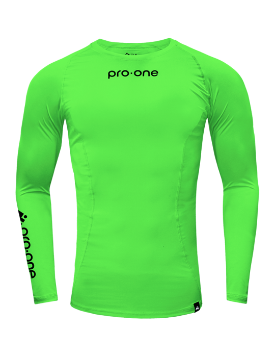 Polo Licra Pro-One Compressor Verde Neon