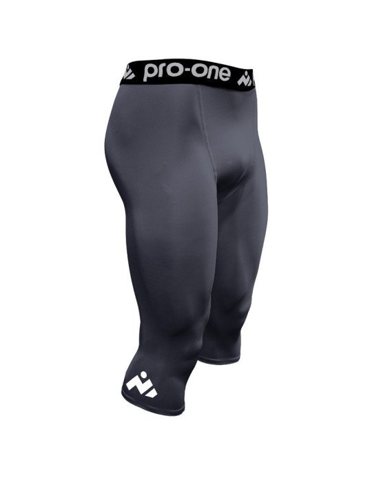 Pantalón Licra 3/4 Pro-One Spark Gris Oscuro