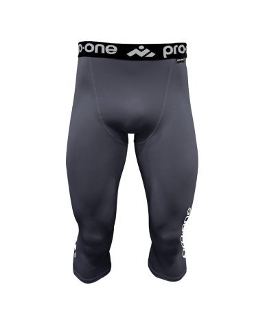 Pantalón Licra 3/4 Pro-One Spark Gris Oscuro 2