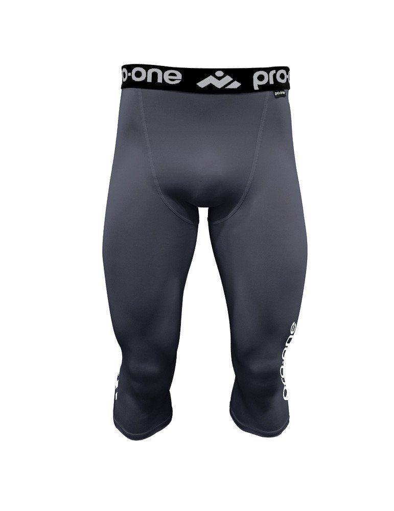 Pantalón Licra 3/4 Pro-One Spark Gris Oscuro