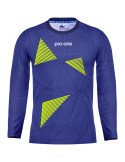 Camiseta Arquero M/Larga Pro-One Energy Azul Marino/Amarillo Neón