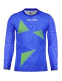 Camiseta Arquero M/Larga Pro-One Energy Azulino/Verde Limón